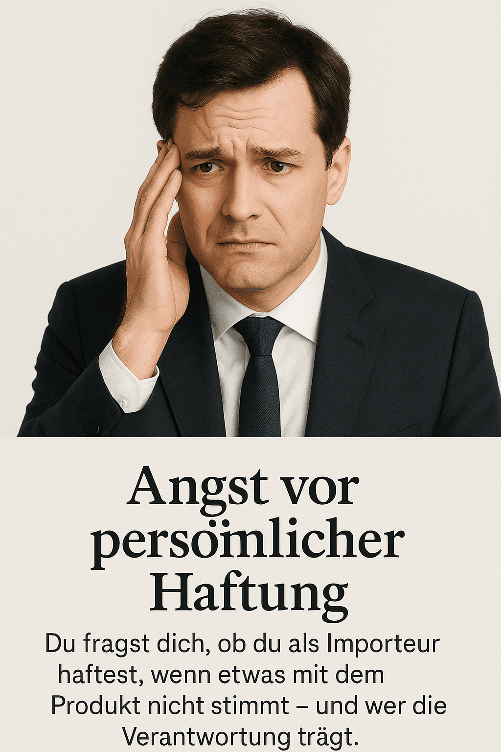 Angst vor persönlicher Haftung